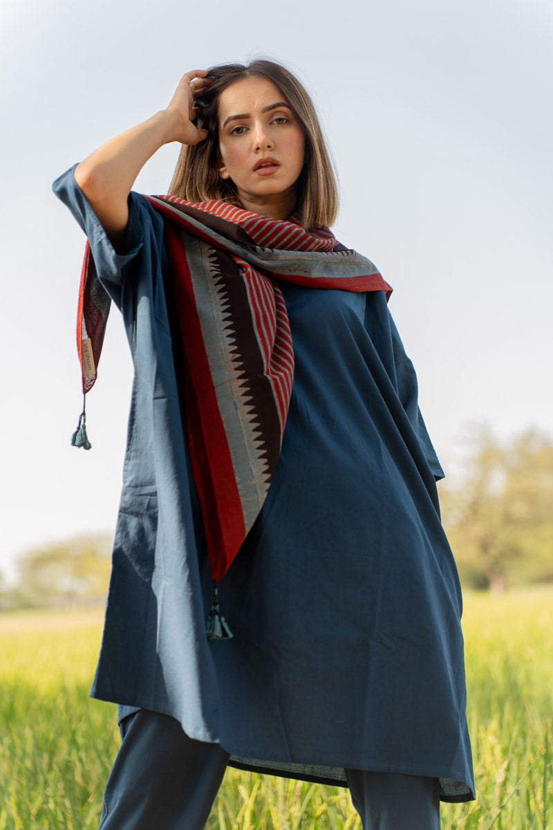 Co-ord Set of 3 - Kaftan, Pant & Scarf 03