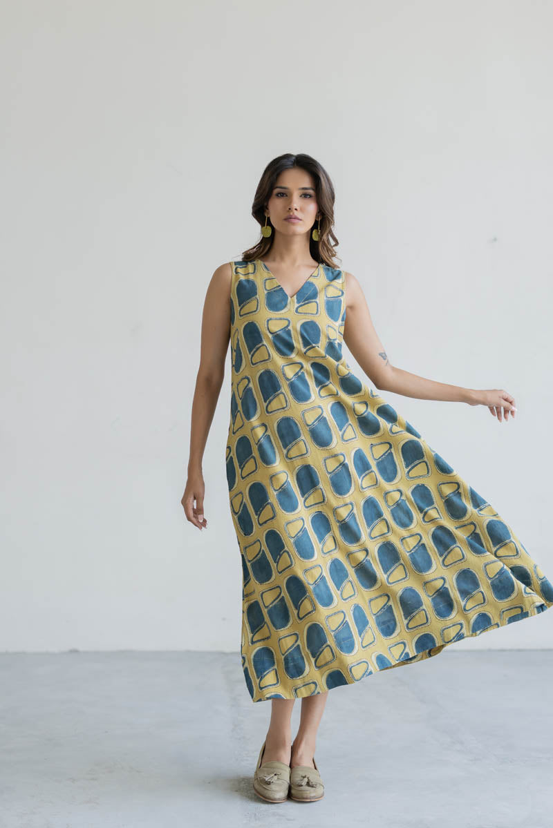 Easy Charm Dress - Kasumi Pale Mustard