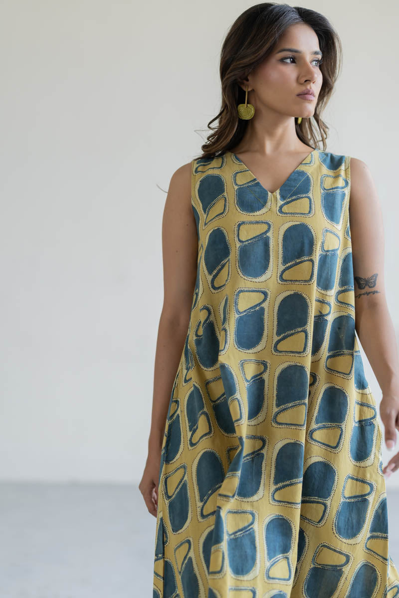 Easy Charm Dress - Kasumi Pale Mustard