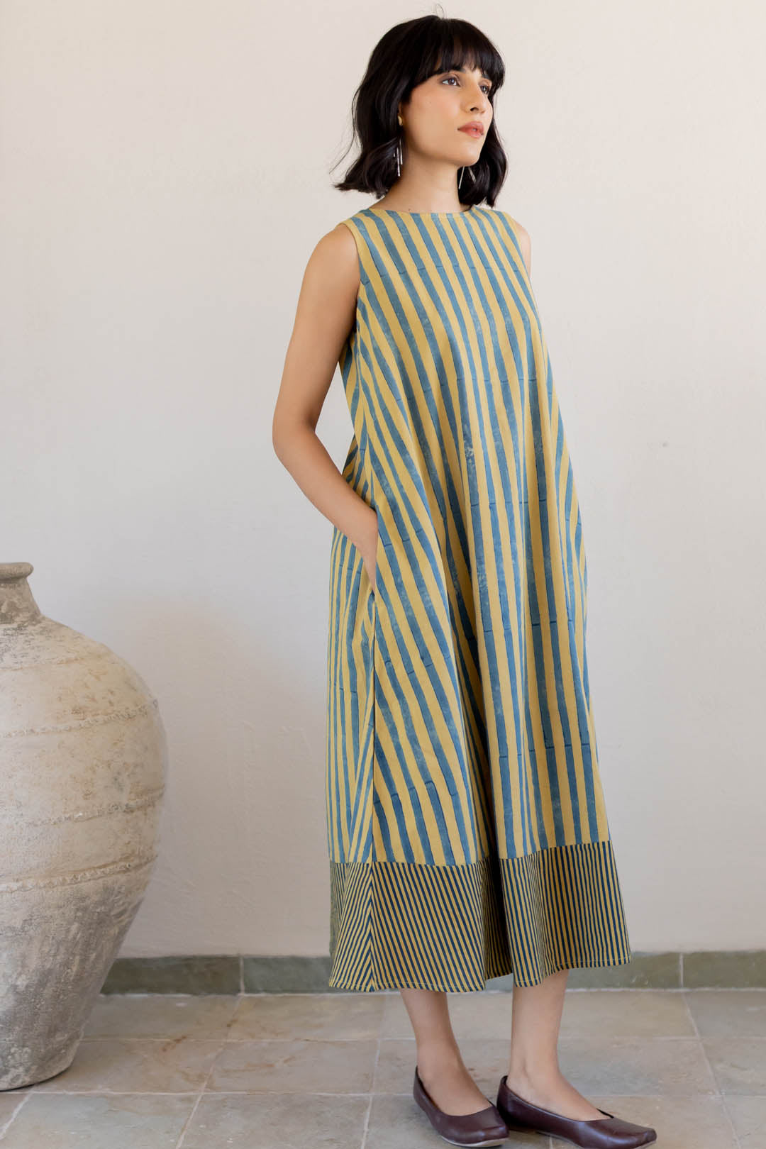 Easy Charm Dress - Mustard moon