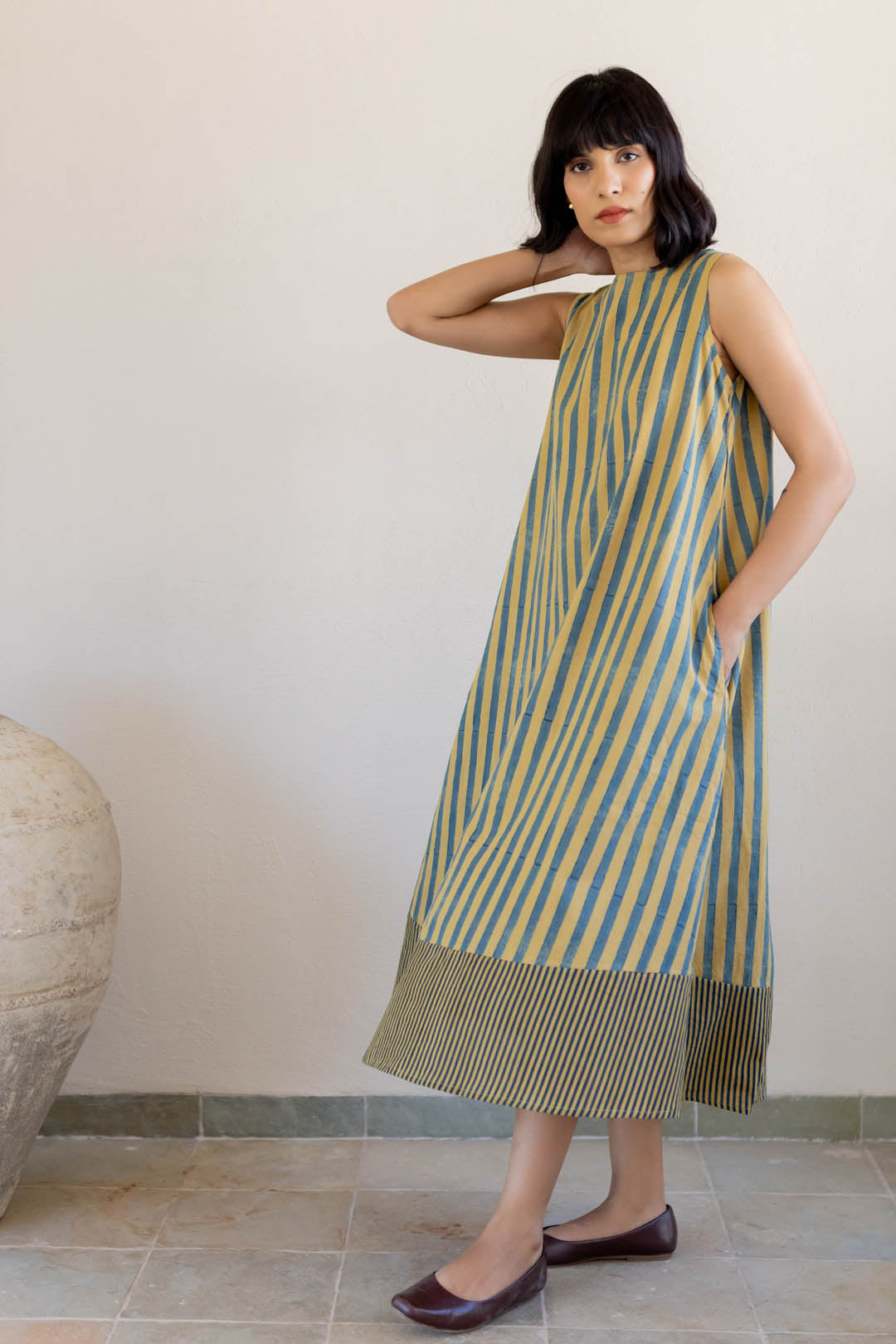 Easy Charm Dress - Mustard moon