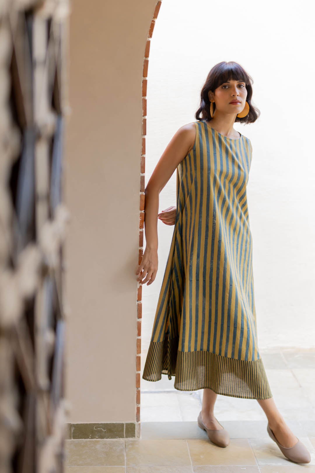 Easy Charm Dress - Mustard moon