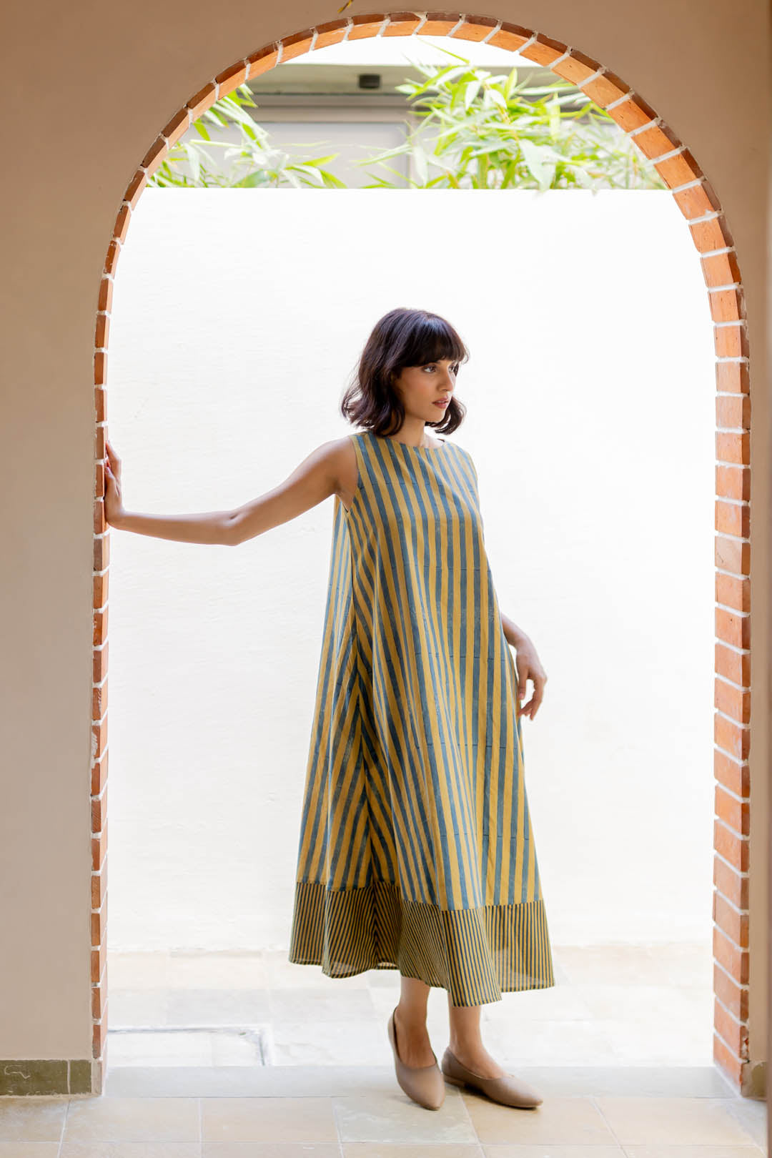 Easy Charm Dress - Mustard moon