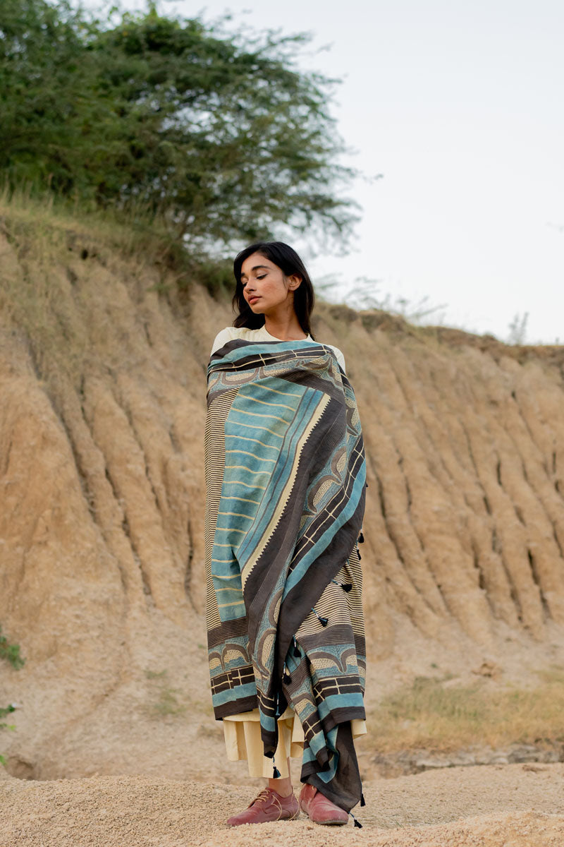 Cotton Dupatta - Paramita