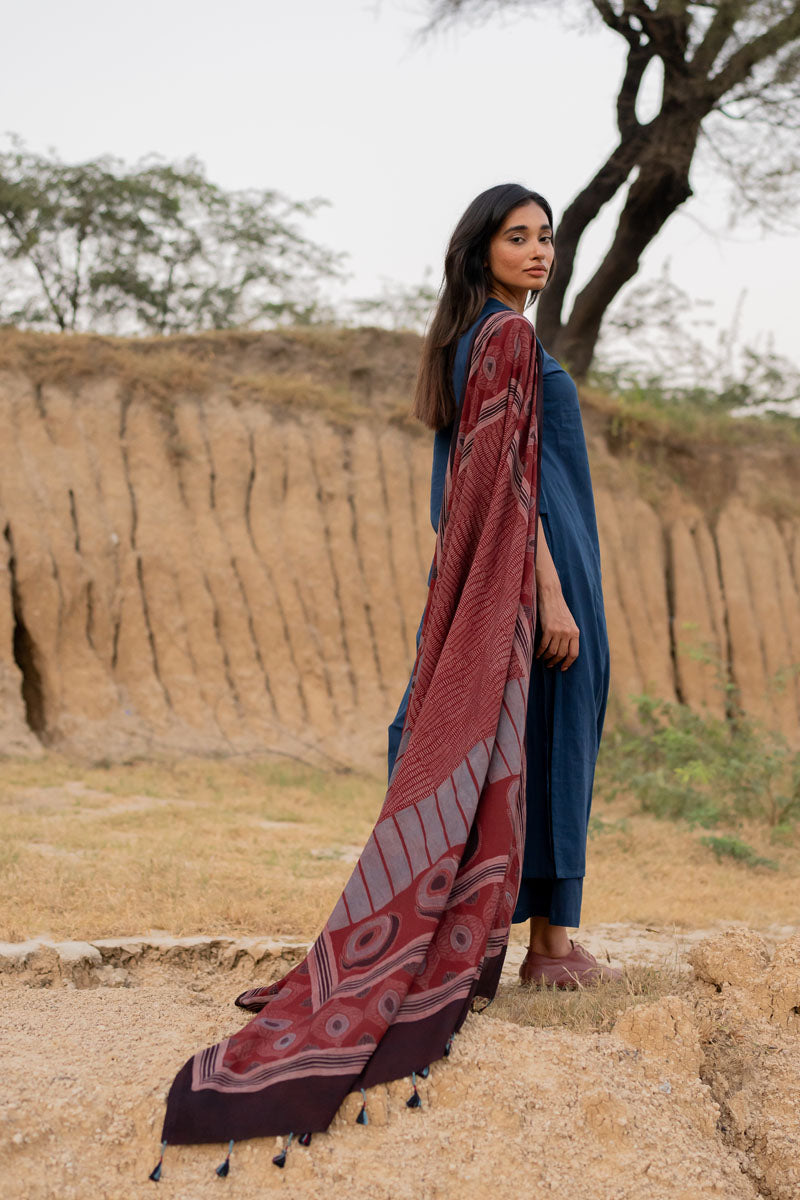 Cotton Dupatta - Arjav
