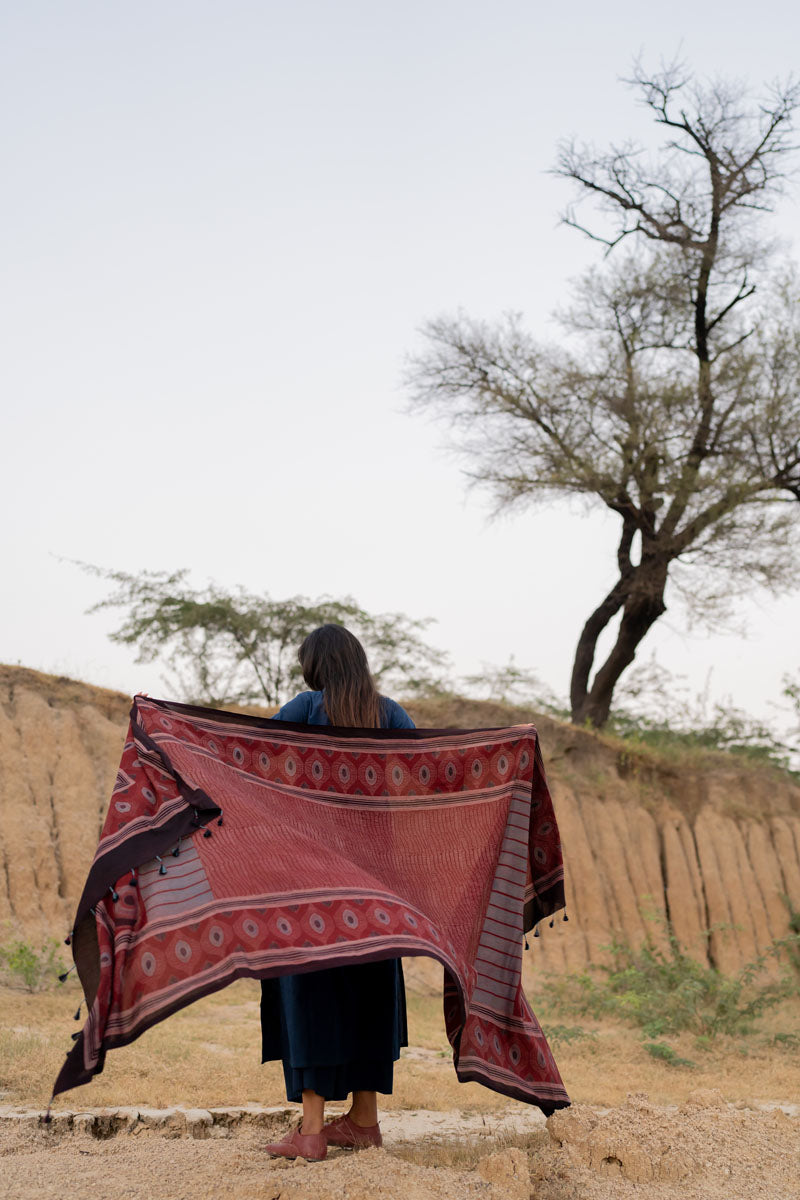 Cotton Dupatta - Arjav