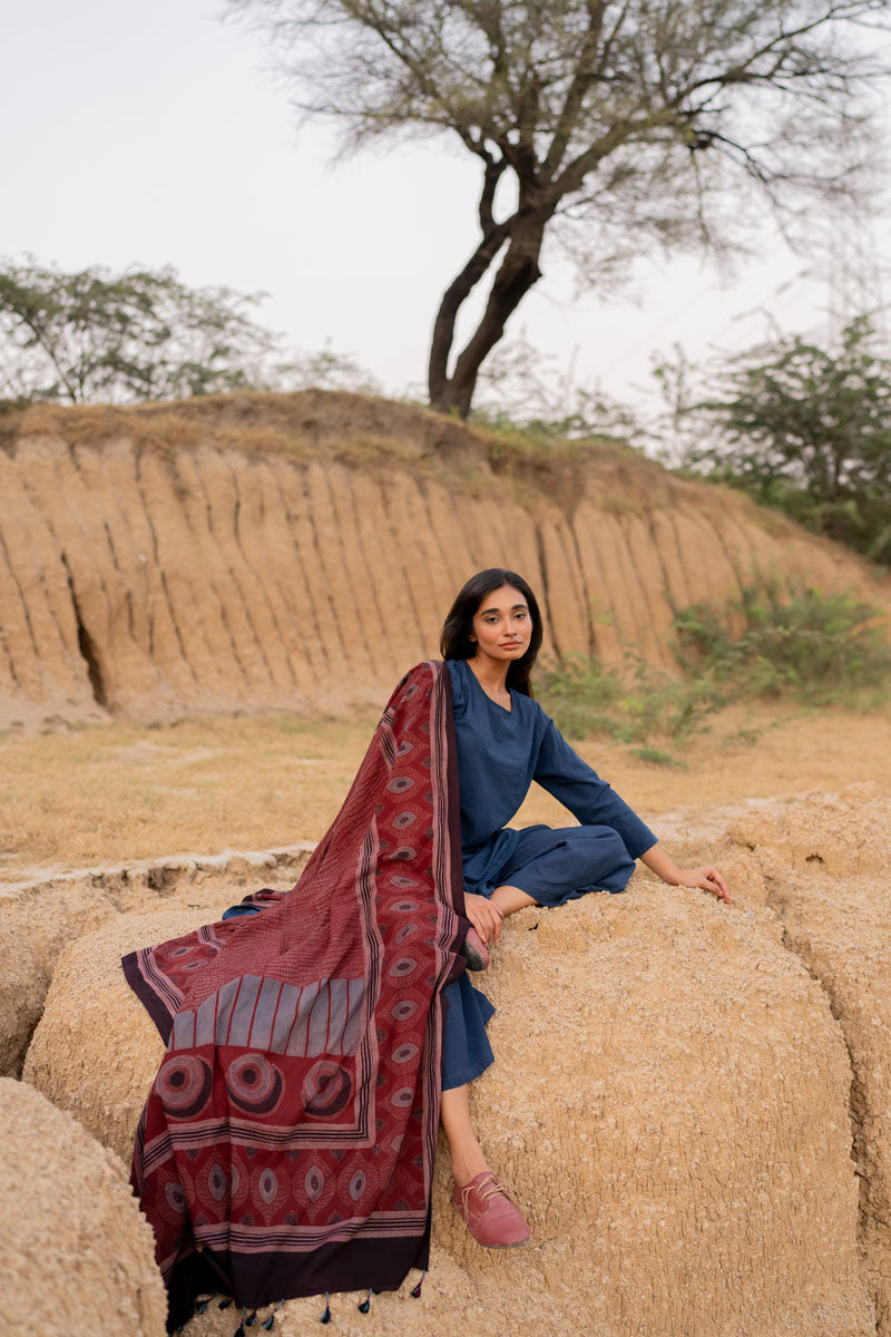 Cotton Dupatta - Arjav
