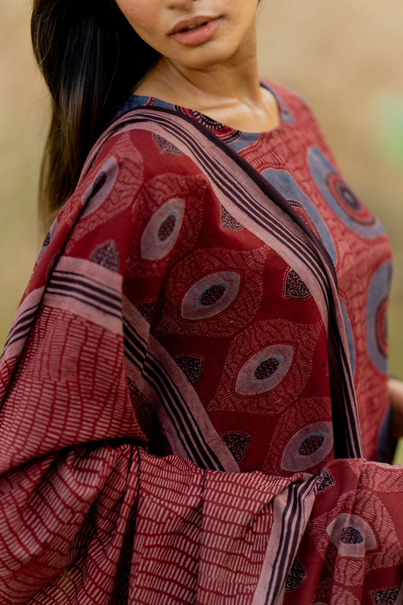 Cotton Dupatta - Arjav