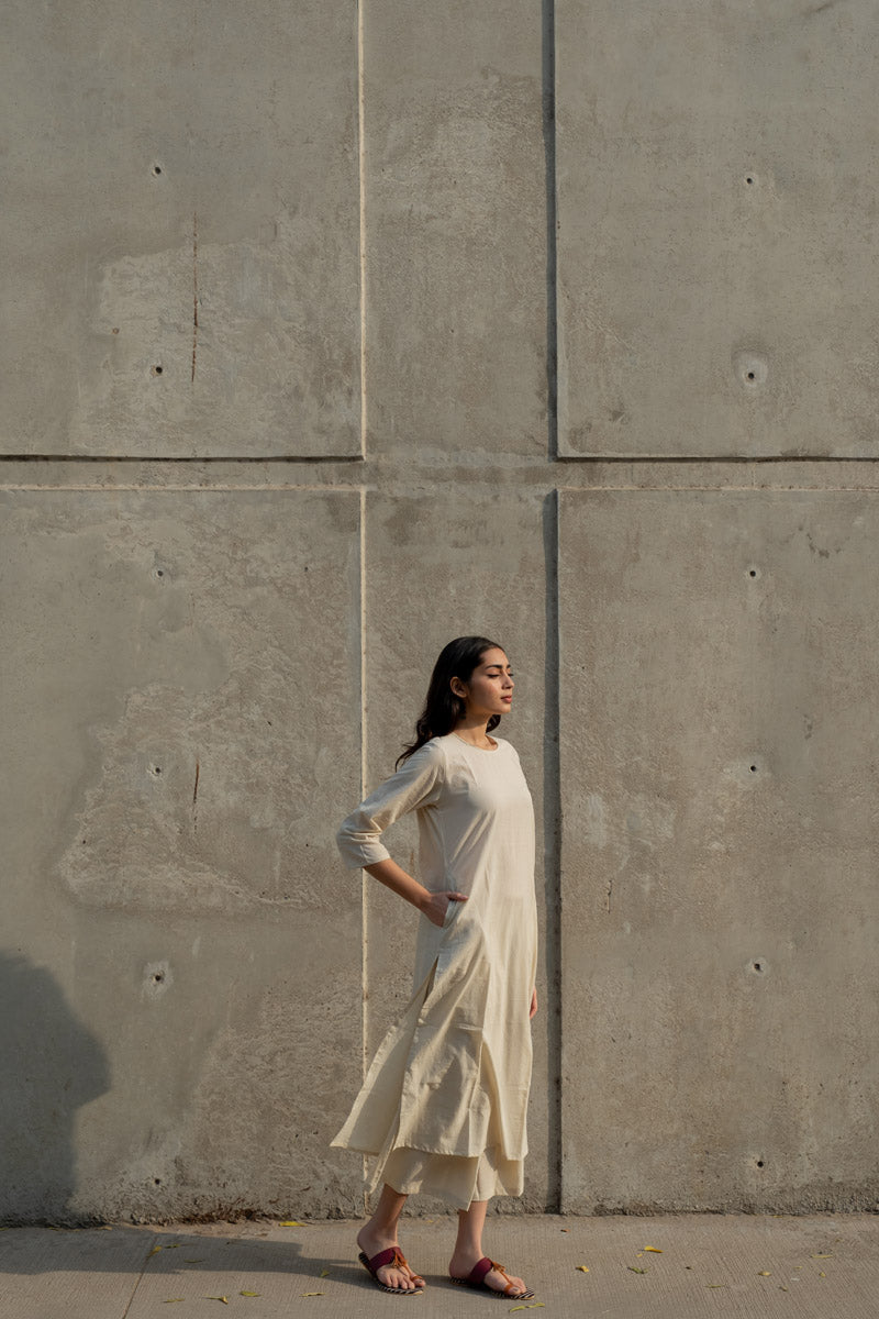 Basic Kurta - Natural White