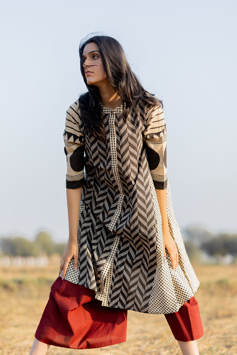 Vrajbhoomi:A-line Kurta