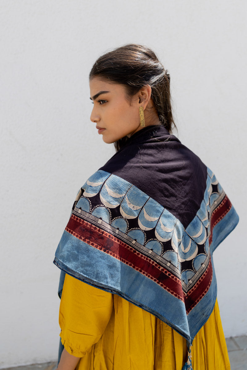 Set of 3 - Kurta, Scarf & Culotte - Adira 10