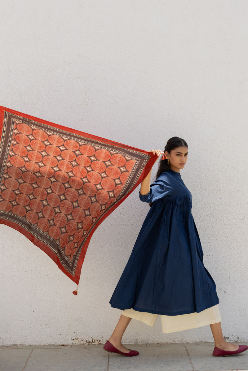 Set of 3 - Kurta, Scarf & Culotte - Adira 11