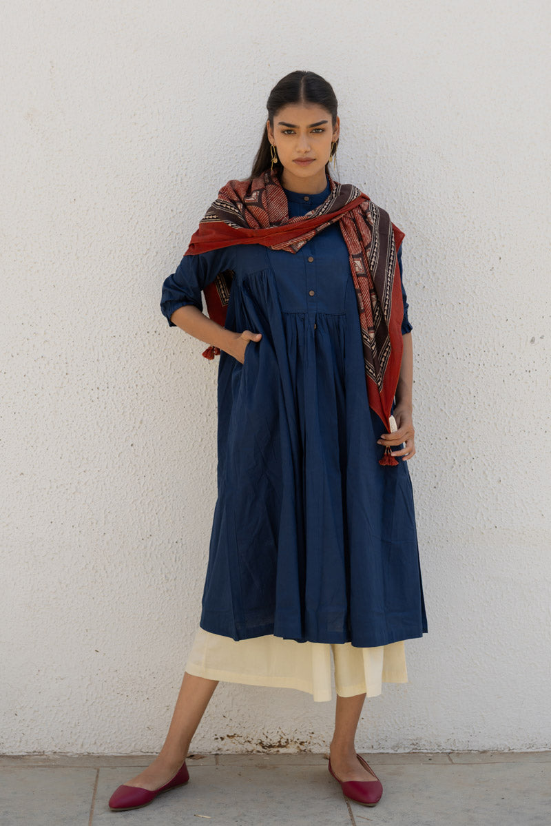 Set of 3 - Kurta, Scarf & Culotte - Adira 11