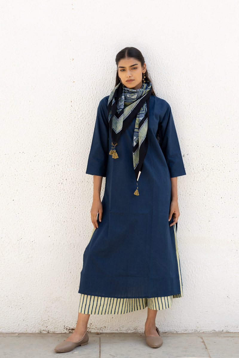Set of 3 - Kurta, Scarf & Culotte - Adira 13