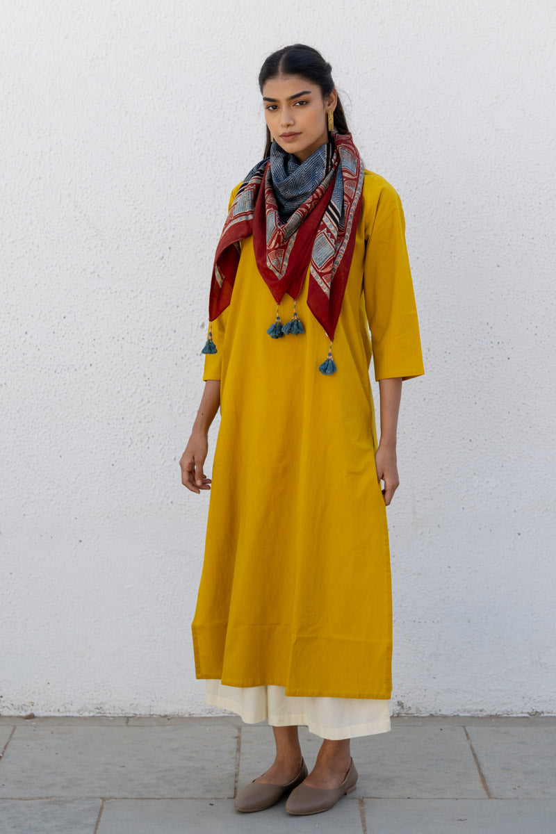 Set of 3 - Kurta, Scarf & Culotte - Adira 12