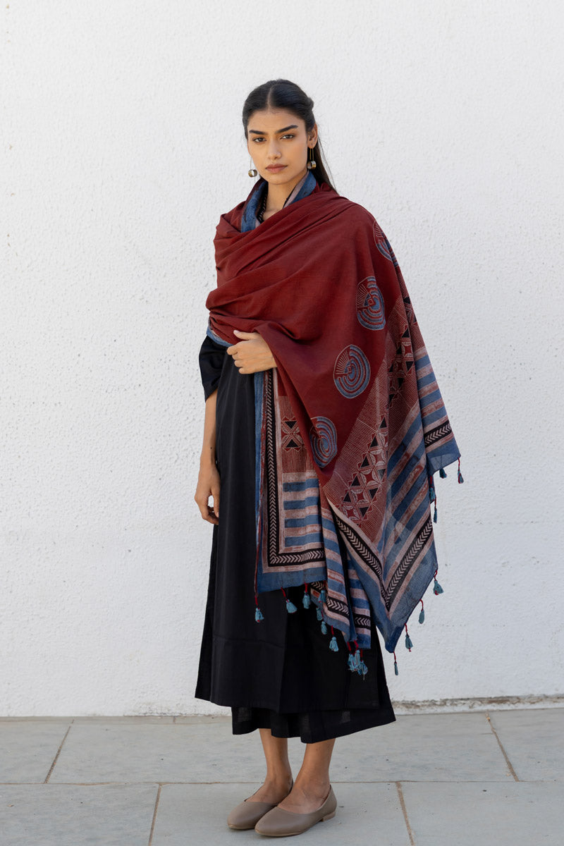 Set of 3 - Kurta, Dupatta & Culotte - Adira 06