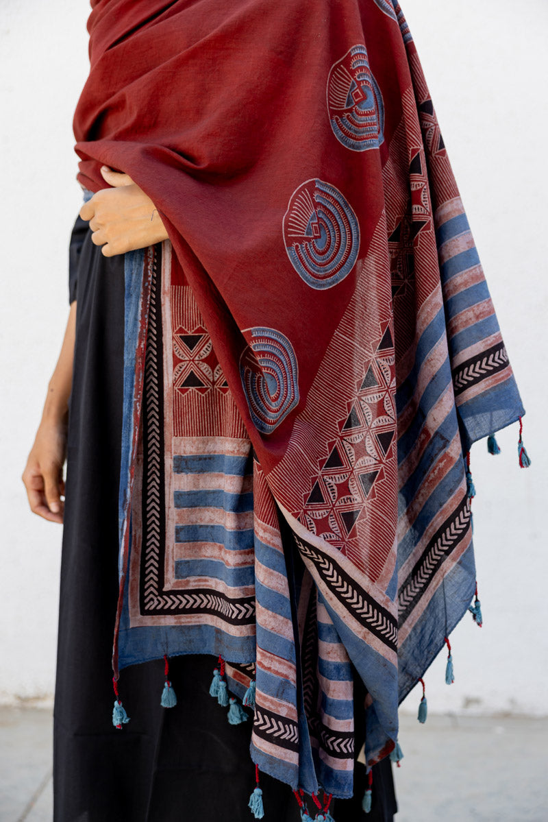 Set of 3 - Kurta, Dupatta & Culotte - Adira 06