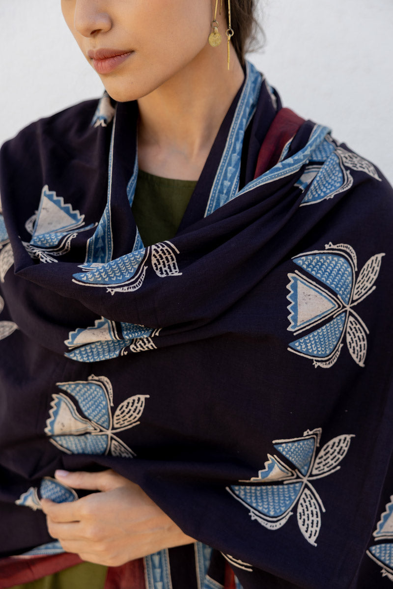 Set of 3 - Kurta, Dupatta & Culotte - Adira 07