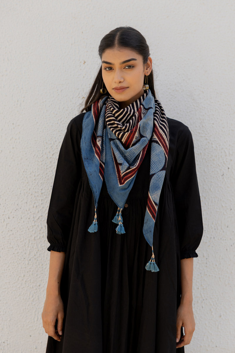Cotton Scarf - Moyo Black