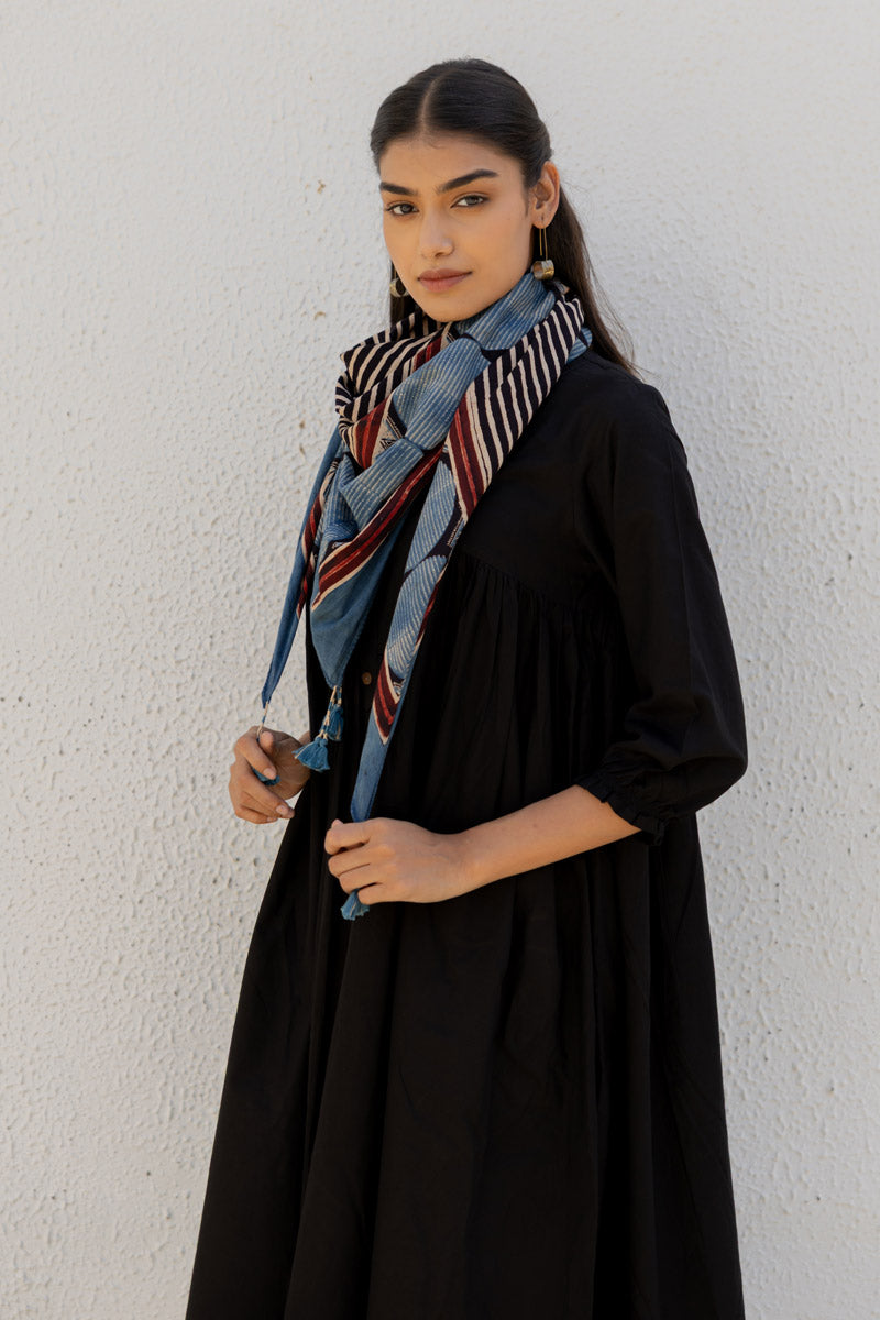 Cotton Scarf - Moyo Black