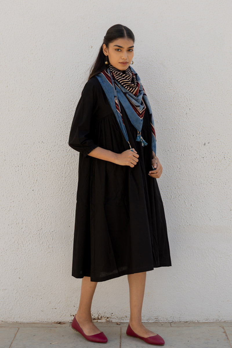 Cotton Scarf - Moyo Black
