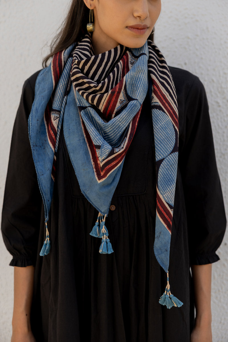 Cotton Scarf - Moyo Black