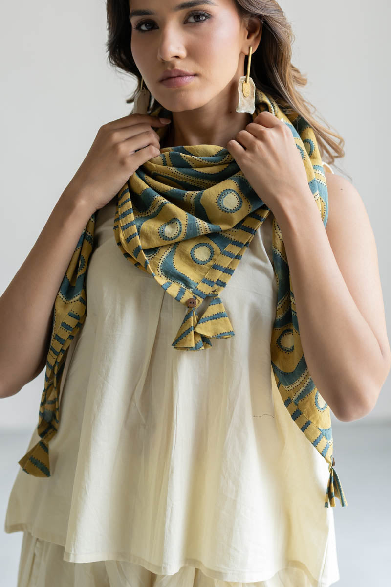 Cotton Scarf - Mizu