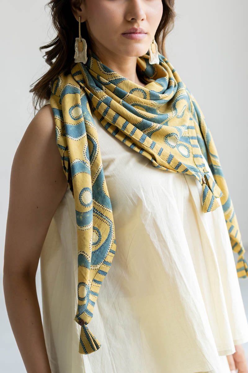 Cotton Scarf - Mizu