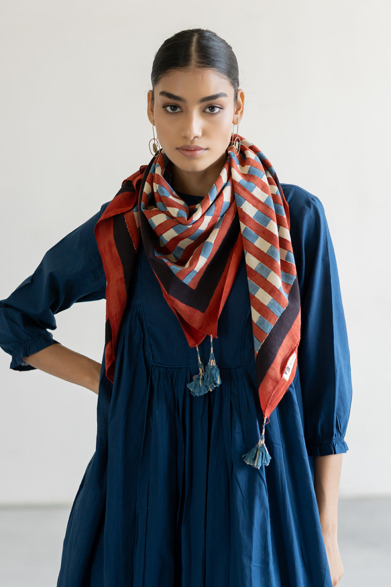 Cotton Scarf - Dash Stripes