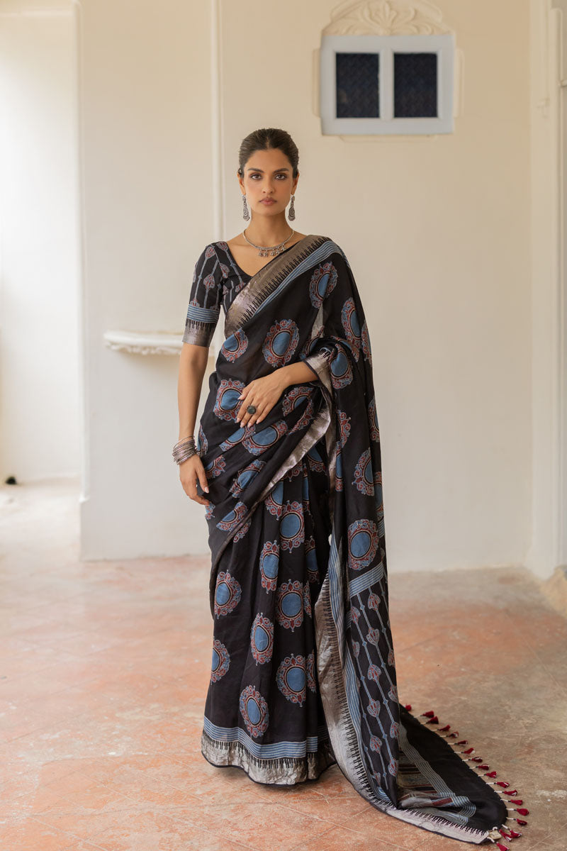 Chanderi Silk Saree - Mahnoor