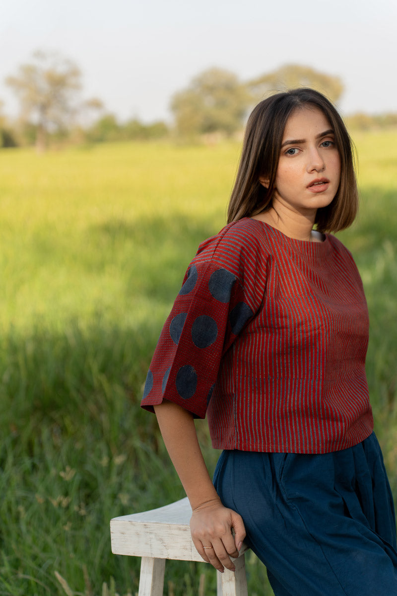 Basic Top - Red Stripes