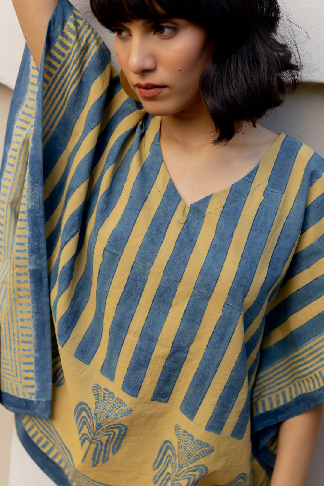 Kaftan Top - Mustard moon