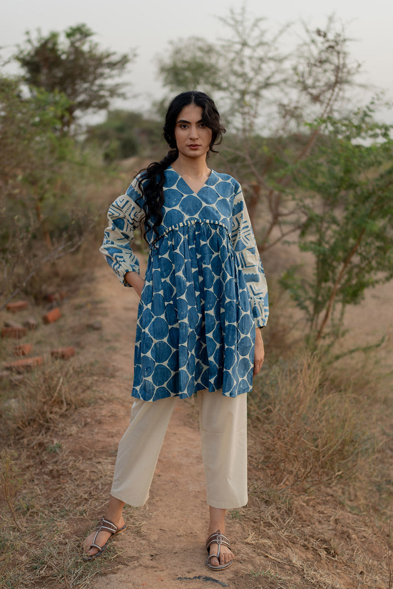 Yara Tunic - Indigo