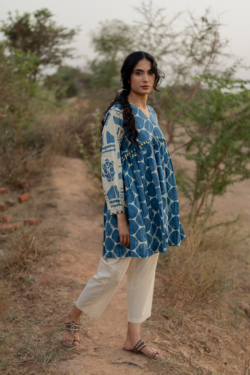 Yara Tunic - Indigo