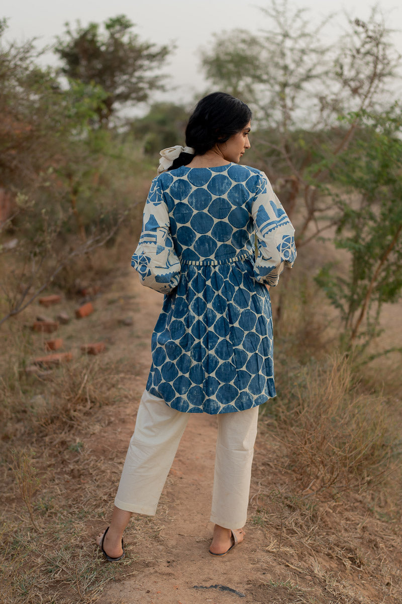 Yara Tunic - Indigo