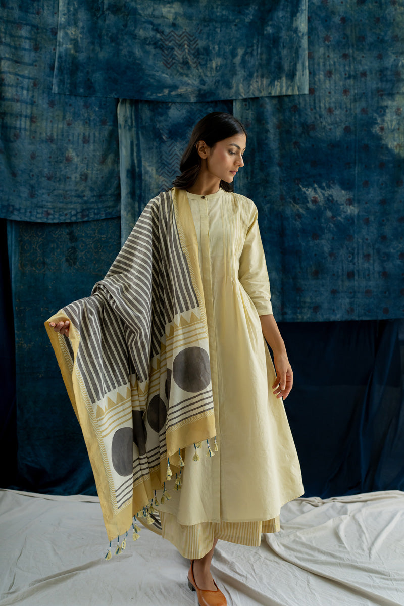 Co-ord Set of 3 - Kurta, Dupatta & Culotte Sadeh 10