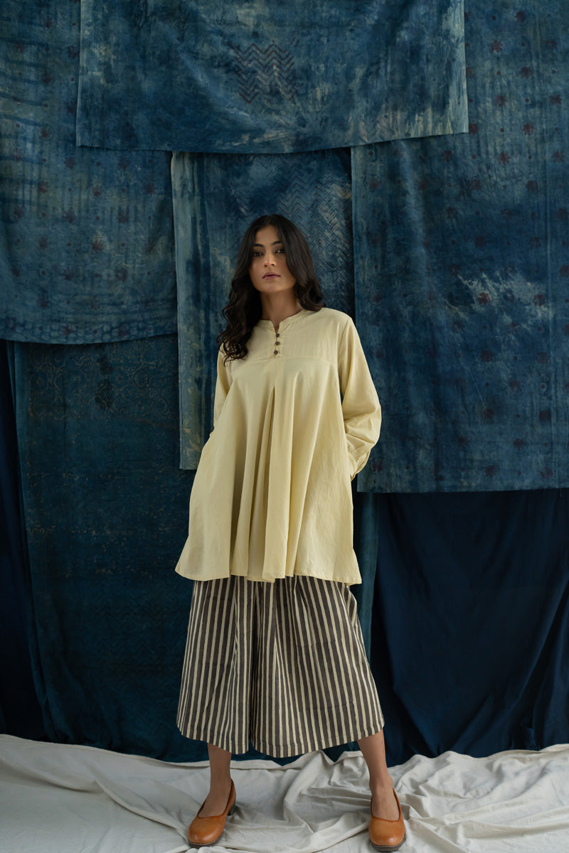 Co-ord Set of 3 - Bias Tunic, Scarf & Culotte - Sadeh 14