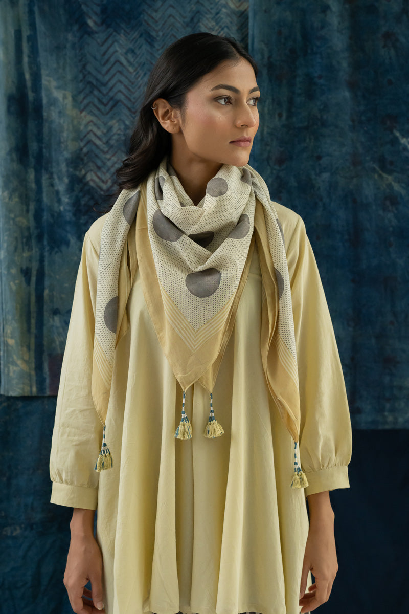 Co-ord Set of 3 - Bias Tunic, Scarf & Culotte - Sadeh 14