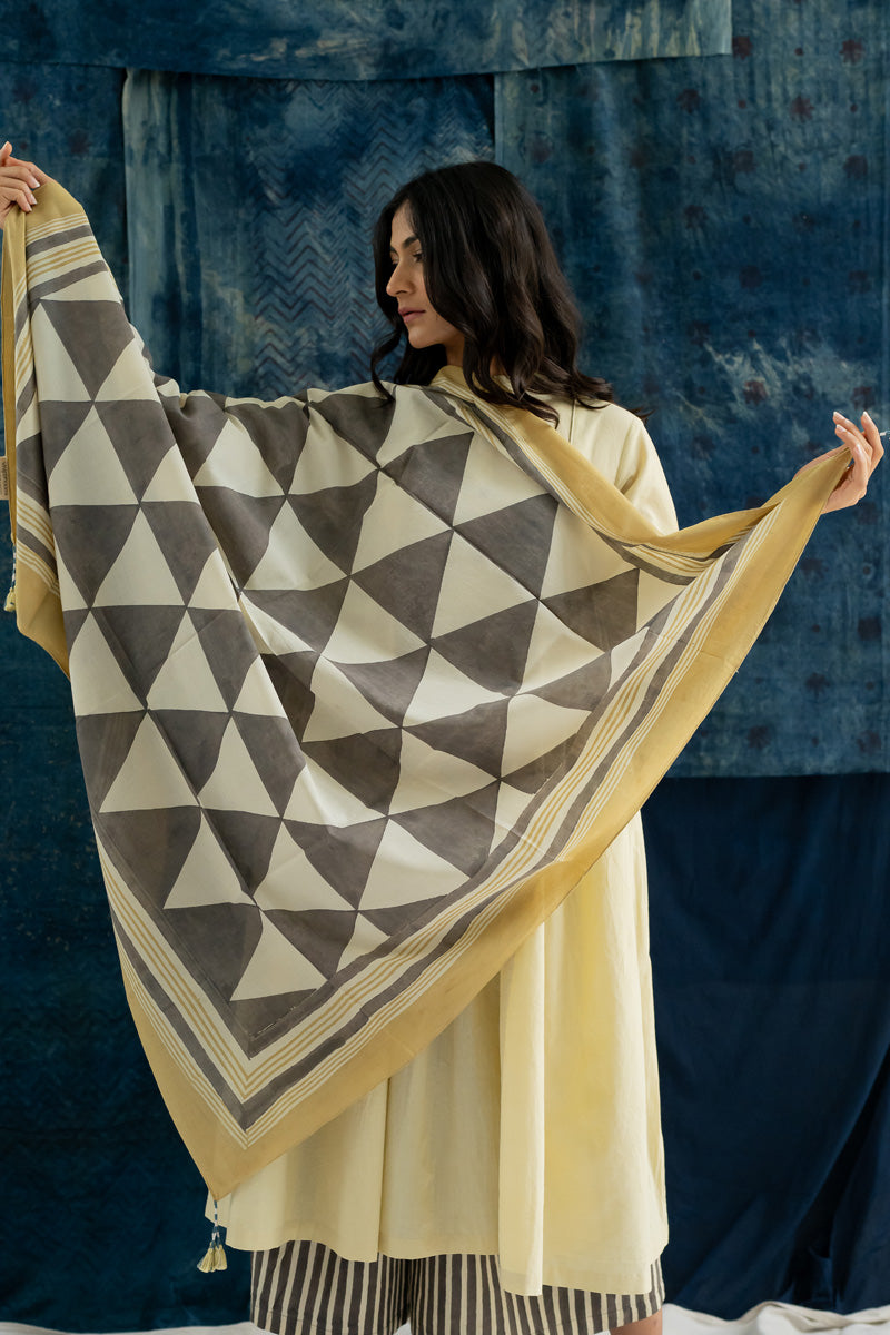 Co-ord Set of 3 - Tunic, Scarf & Culotte Sadeh 11