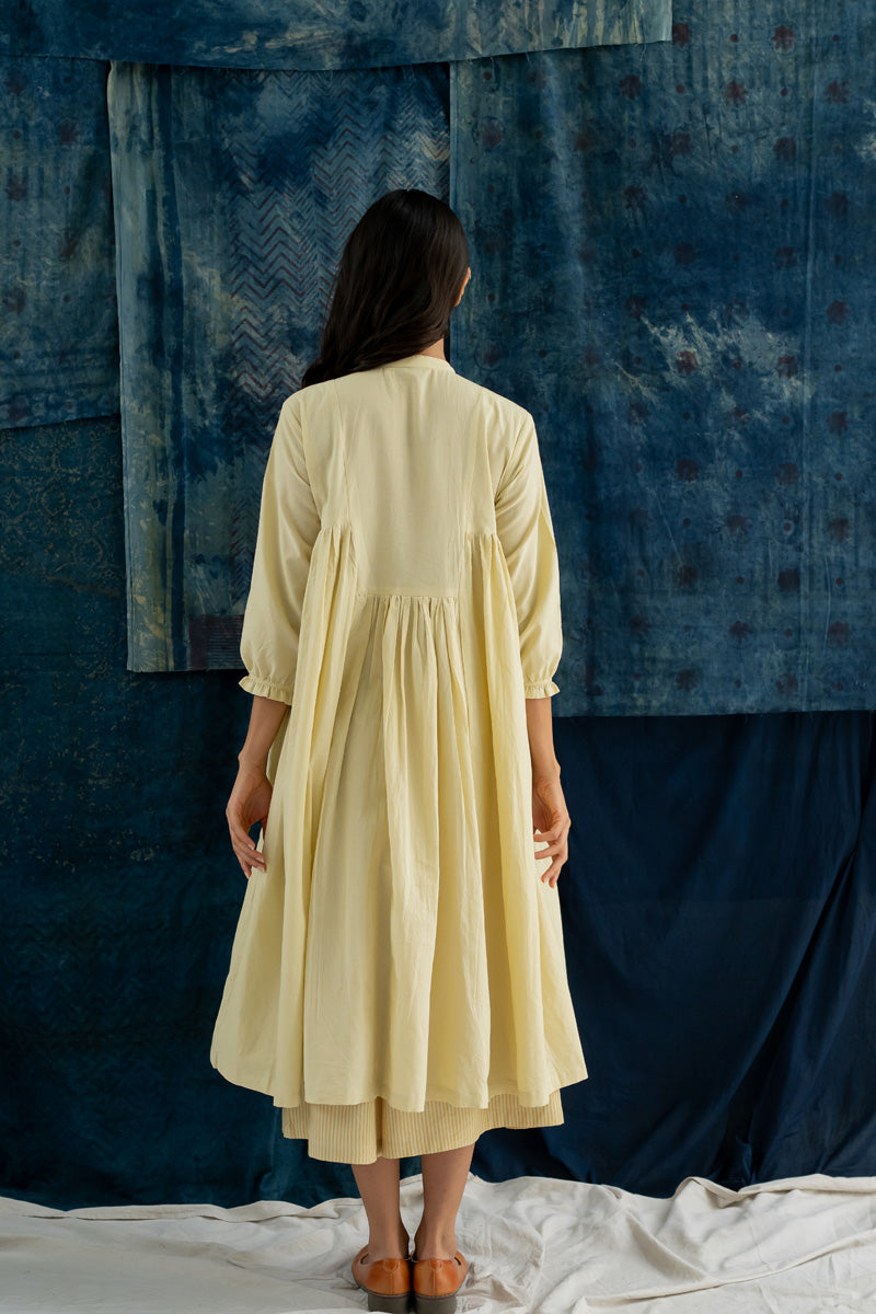 Co-ord Set of 2 - Side Pleat Kurta & Culotte Sadeh 04
