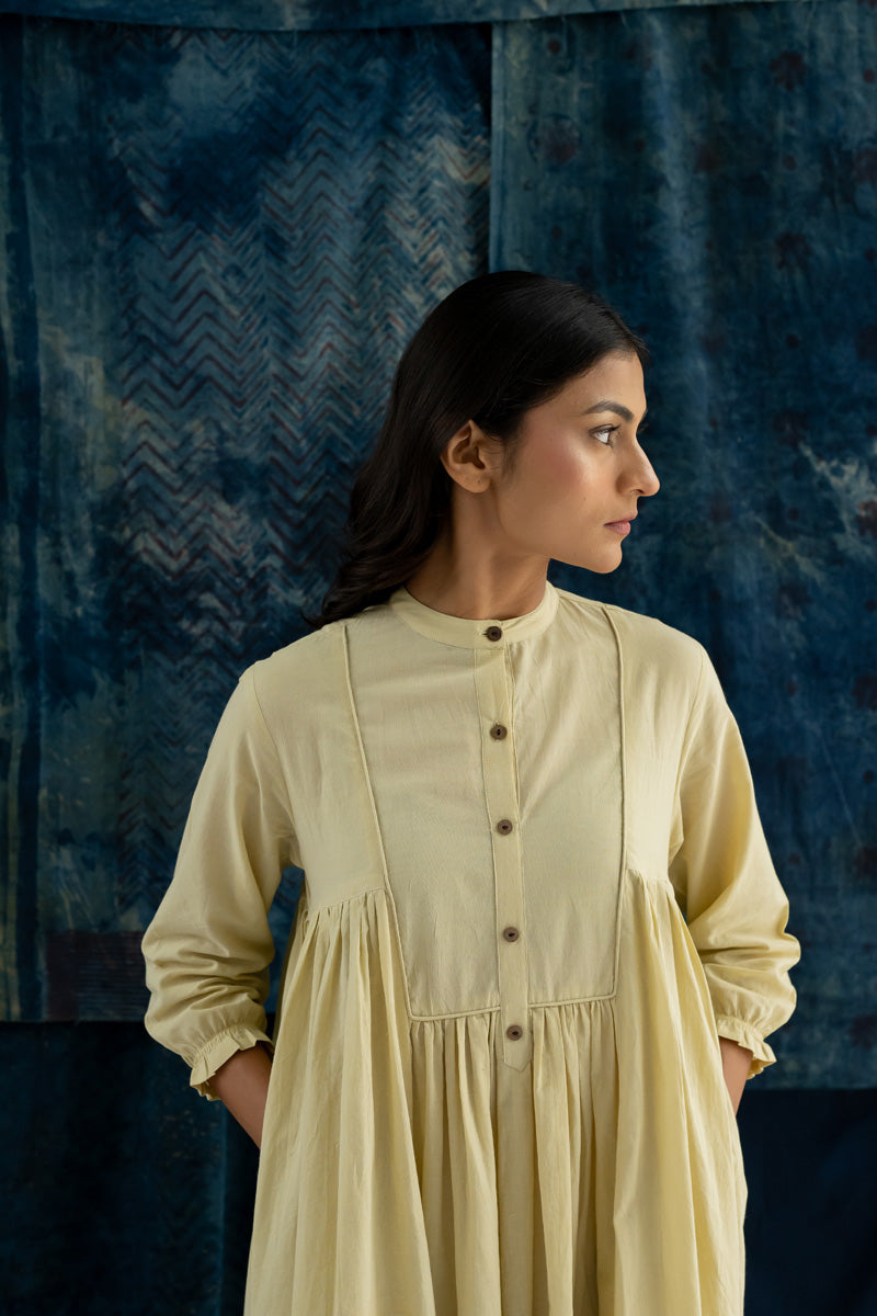 Co-ord Set of 2 - Side Pleat Kurta & Culotte Sadeh 04