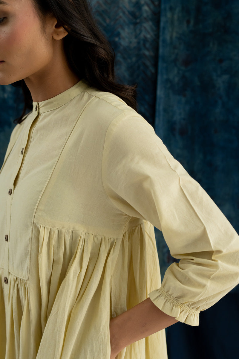 Co-ord Set of 2 - Side Pleat Kurta & Culotte Sadeh 04