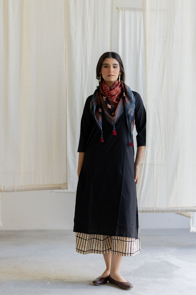 Set of 3 - Kurta, Culottes & Scarf - Mrida 14