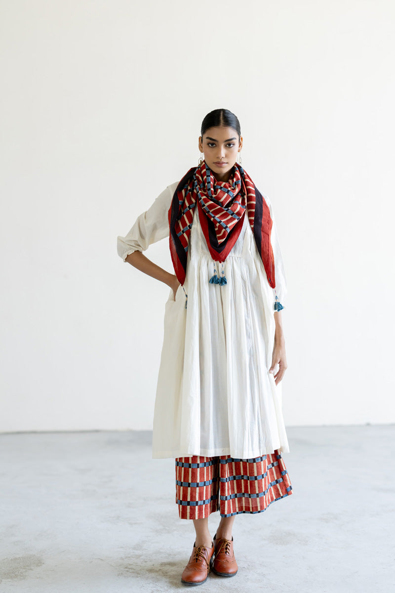 Set of 3 - Kurta, Scarf & Culotte - Ona 05