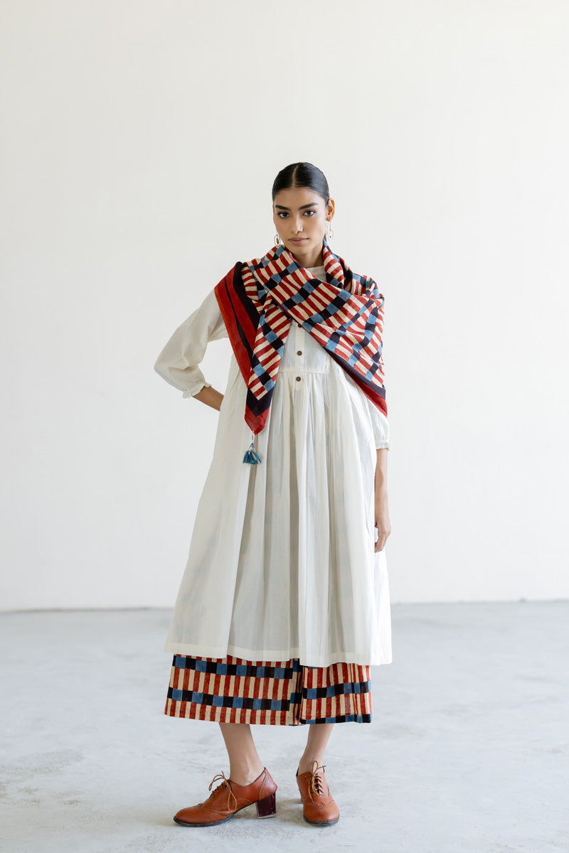 Set of 3 - Kurta, Scarf & Culotte - Ona 06
