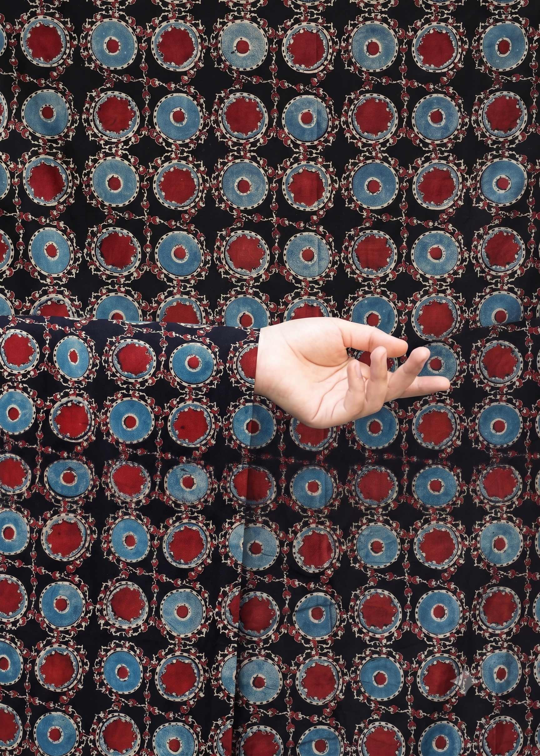 Cotton Fabric - Farhana Black