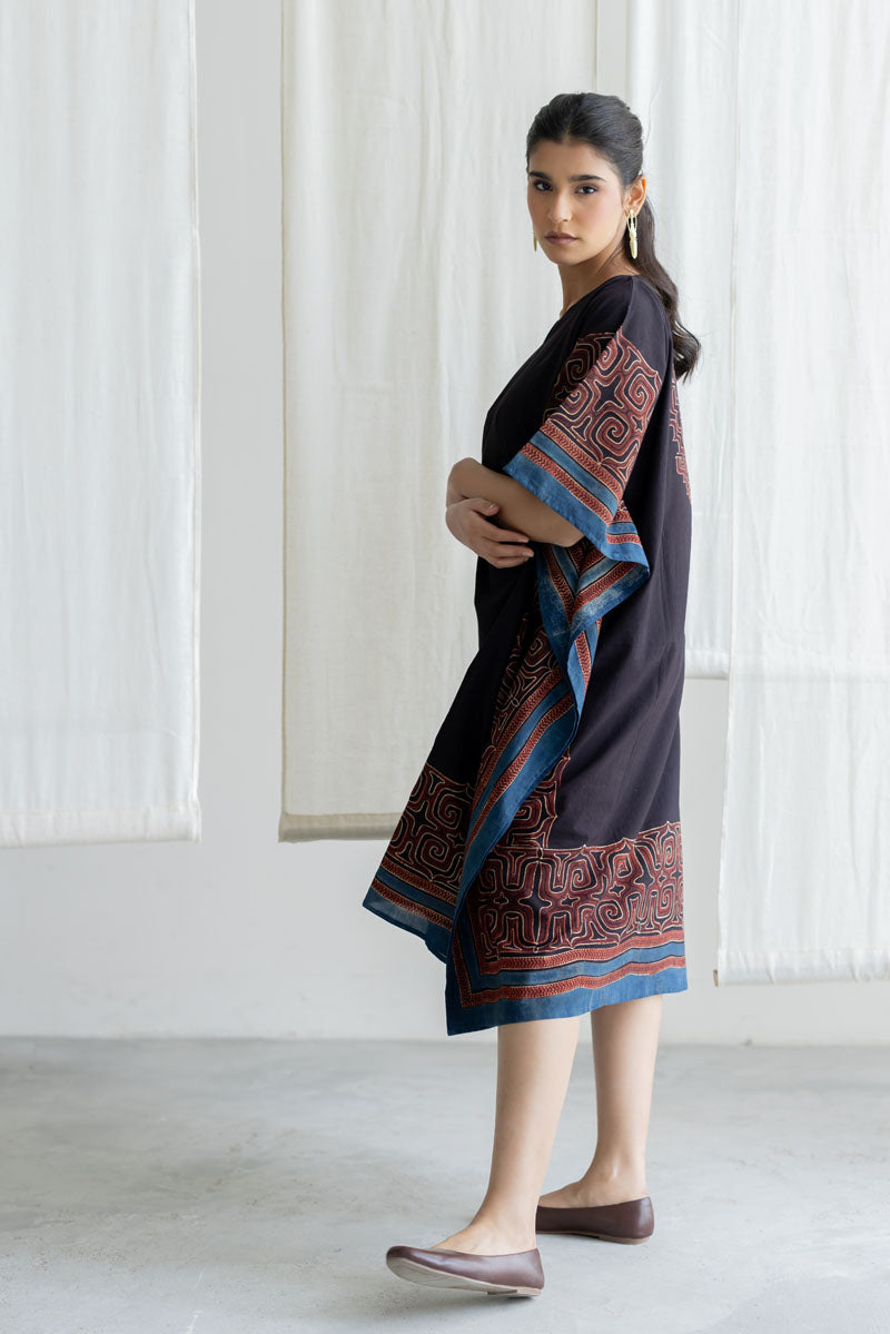 Freesize Kaftan - Prithvi Black