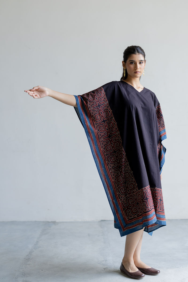 Freesize Kaftan - Prithvi Black