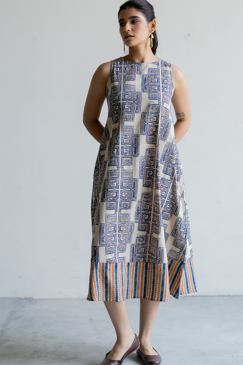 Easy Charm Dress - Avani Natural White