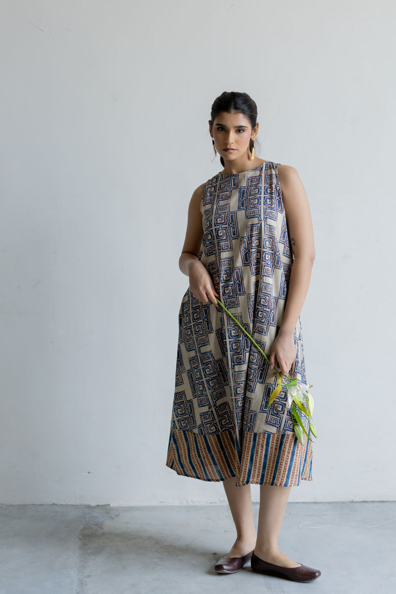 Easy Charm Dress - Avani Natural White